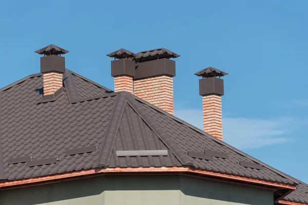 Building new home and roof — Stock Photo, Image