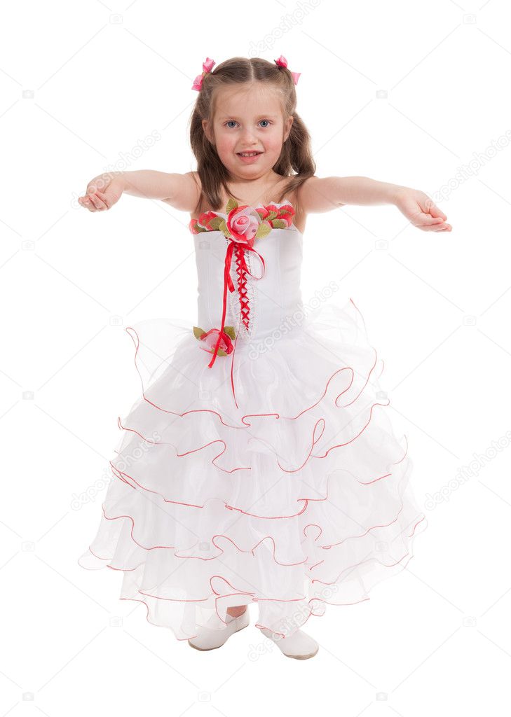 girl in a ball gown