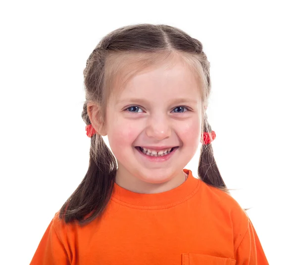 Smiling girl portrait — Stock Photo, Image