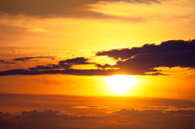 parlak Günbatımı Fotoğraf