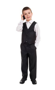 erkek takım elbise Talk telefon