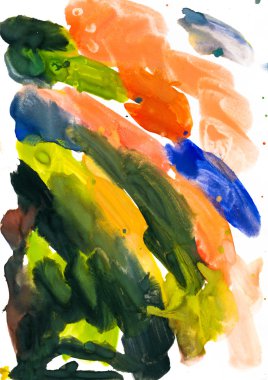 Sulu Boya renkli arka plan