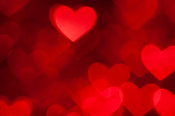 Red hearts shape background — Stock Photo, Image