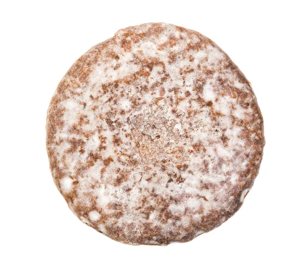 Honung kaka med glasyr isolerade — Stockfoto
