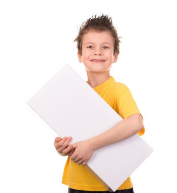 ıslak saç çocuk beyaz bir duygu ile