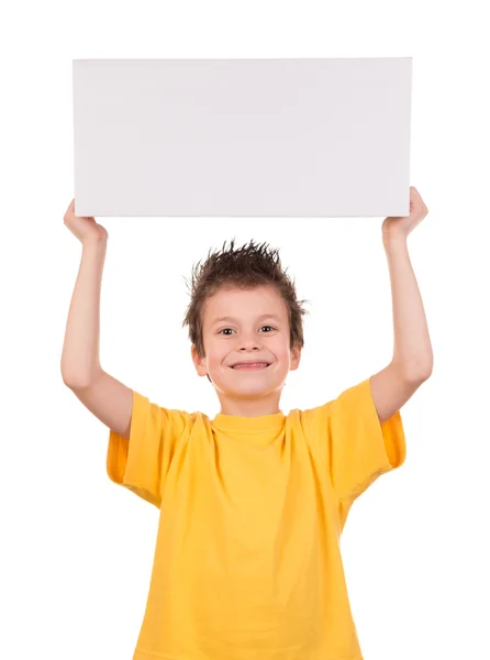 Wet hair boy with emotion on white Royalty Free Stock Photos