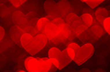 Kırmızı kalp şekli tatil arka plan
