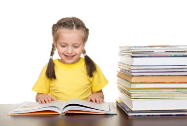 beyaz kitap ile kız