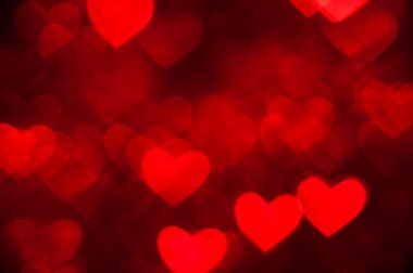 Kırmızı kalp şekli tatil arka plan