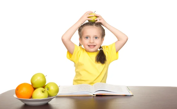 Girl read book — Stock Photo, Image