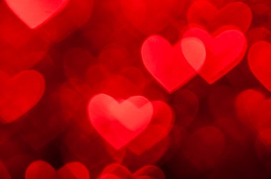 Kırmızı kalp şekli tatil arka plan