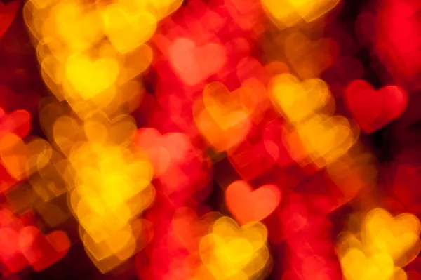 Red heart shape holiday background — Stock Photo, Image