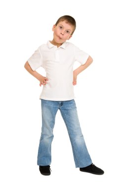 çocuk yapması üzerine beyaz