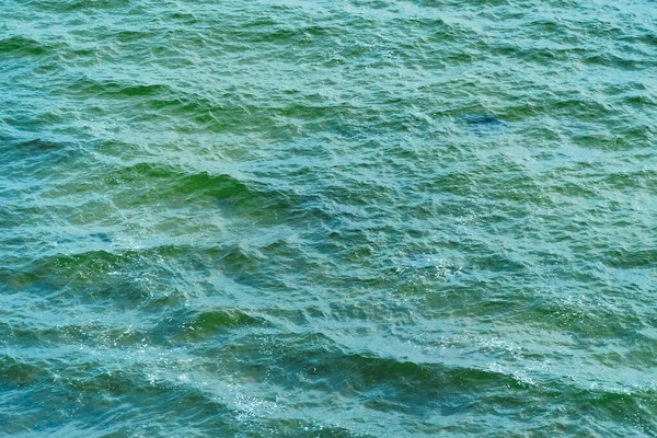 Olas Azules Como Paisaje Marino Fondo Vista Superior Hermoso Mar — Foto de Stock