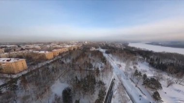 Sibirya 'da snowboard yapmak (Rusya)