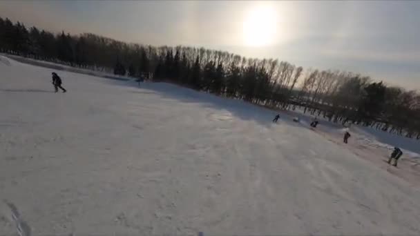 Snowboard Sibérie Russie — Video