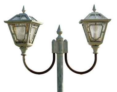sokak ışık izole