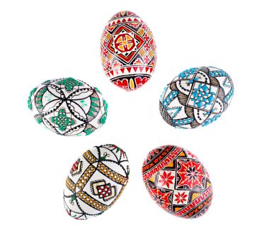 boyalı Paskalya yumurtaları