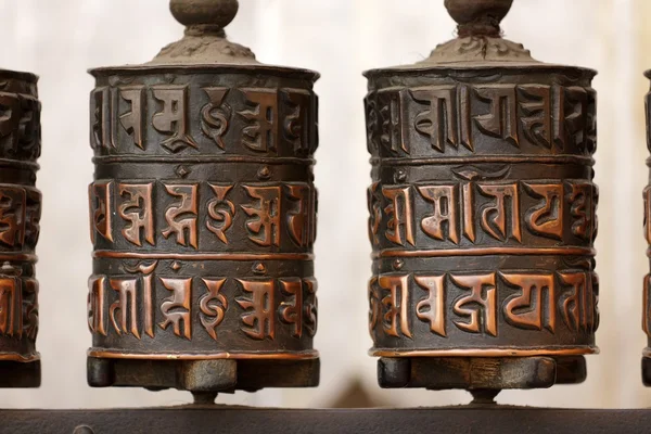 Tibetan prayer wheels — Stock Photo, Image