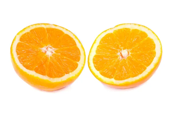 Orange fruit on white — Stock Photo, Image