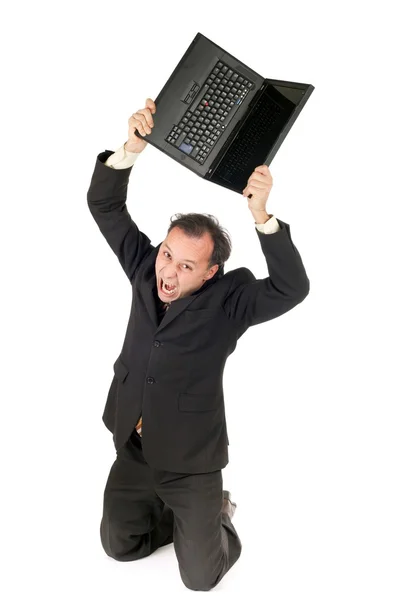 Furious businessman — Stock Photo, Image