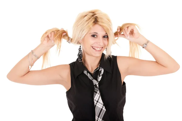 Glamour schoolgirl — Stock Photo, Image