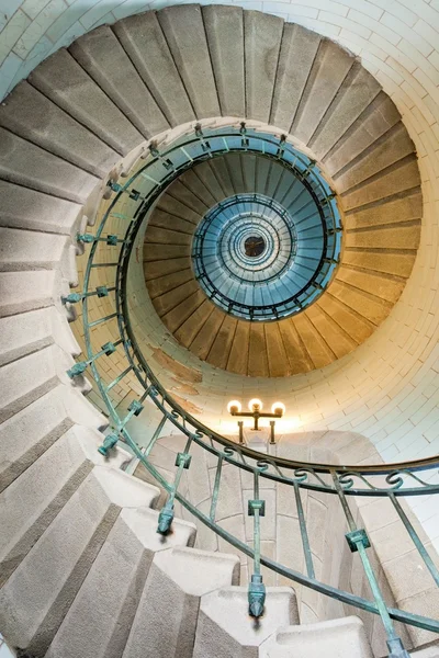 Mooie vuurtoren trap — Stockfoto