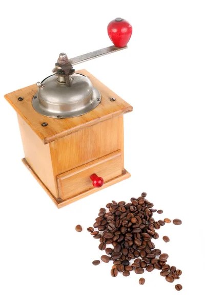 Kaffee und Mühle — Stockfoto