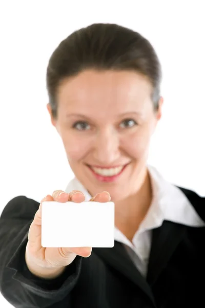 Showing card — Stock Photo, Image