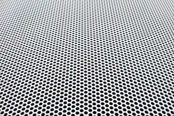 Metal grid perspective — Stock Photo, Image