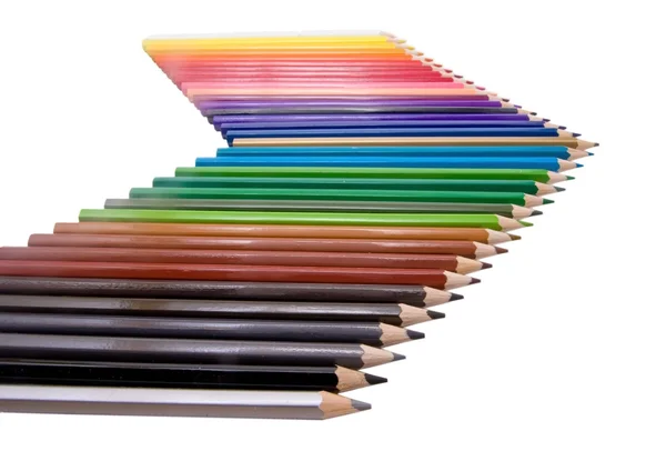 Flecha de lápiz de color — Foto de Stock