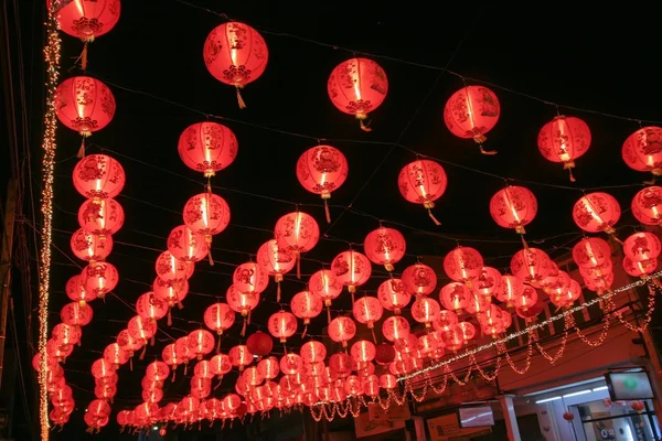 Chinese red lanterns — Stock Photo, Image