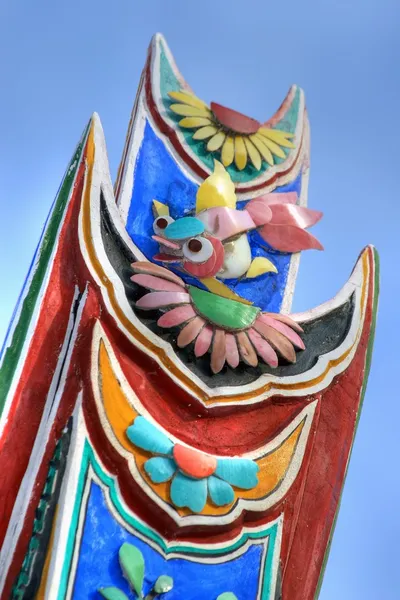 Cheng Hoon Teng templo telhado, Melaka — Fotografia de Stock