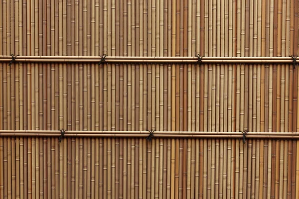 Plastic bamboo fence — Stock Photo, Image