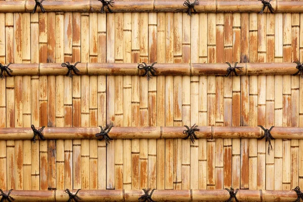 Natürliche Bambuswand — Stockfoto