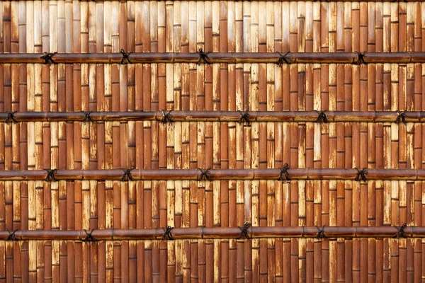 Pared de bambú japonés —  Fotos de Stock