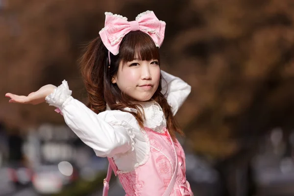 Cosplay japonés lolita — Foto de Stock