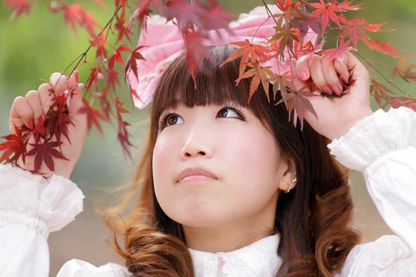 Japanese woman portrait — Stock Photo, Image