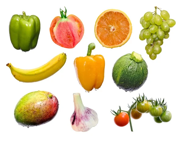 Fruits and vegetables mix — Stock Photo, Image