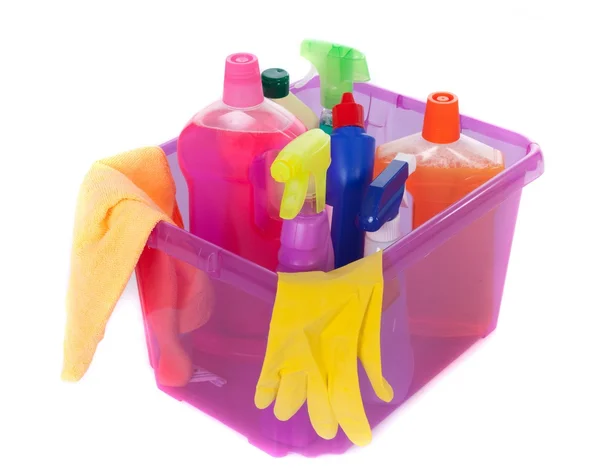 Cleaning supplies — Stock Photo, Image