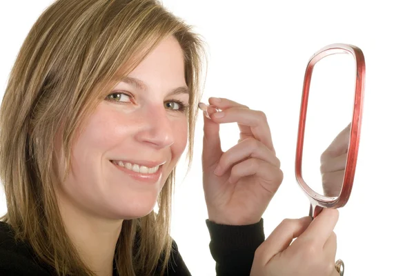 Maquillaje de mujer — Foto de Stock