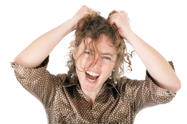 Frustrated young woman — Stock Photo, Image