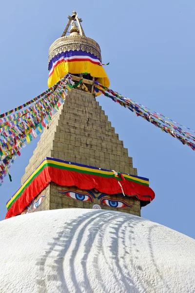 Bouddhanath stupa in kathmandu — Stockfoto