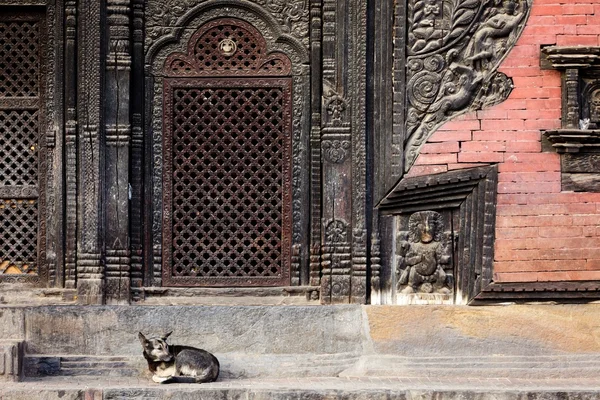 Entrada do templo de Pashupatinath — Fotografia de Stock