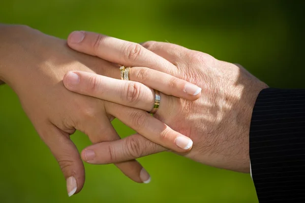 Primo piano del matrimonio Fotografia Stock