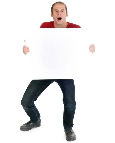 ᐈ Man holding blank sign stock pictures, Royalty Free man holding sign ...