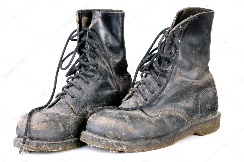 Old dirty boots Stock Photo by ©smithore 13375556