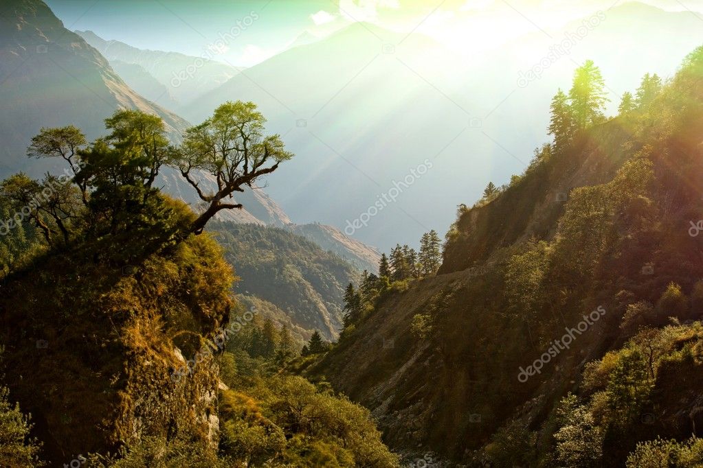 enchanted Nepal landscape