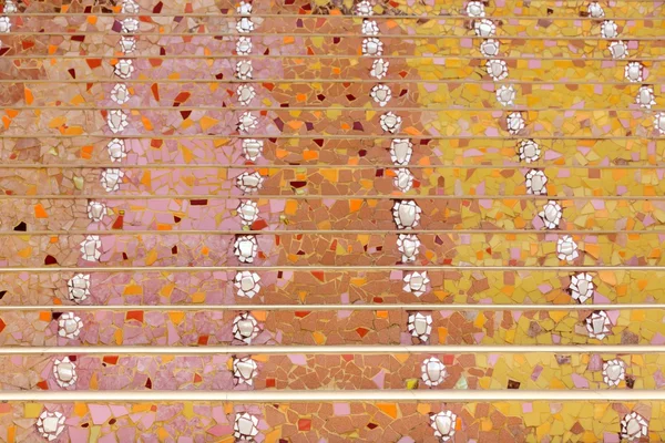 Kolorowe schody mozaika — Zdjęcie stockowe