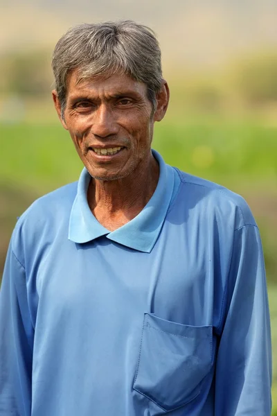 Ritratto dell'agricoltore tailandese — Foto Stock